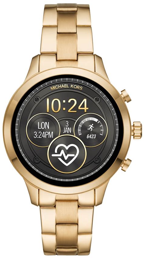 zegarek michael kors damski smartwatch|Runway Pavé Two.